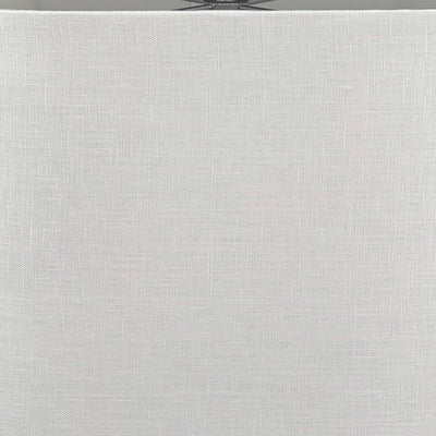 Linen Rolled Edge Retro Oval Lampshade Close Up