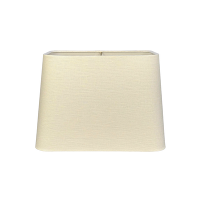 Linen Rolled Edge Tapered Rectangle Lampshade - Egg