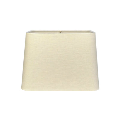 Linen Rolled Edge Tapered Rectangle Lampshade - Egg