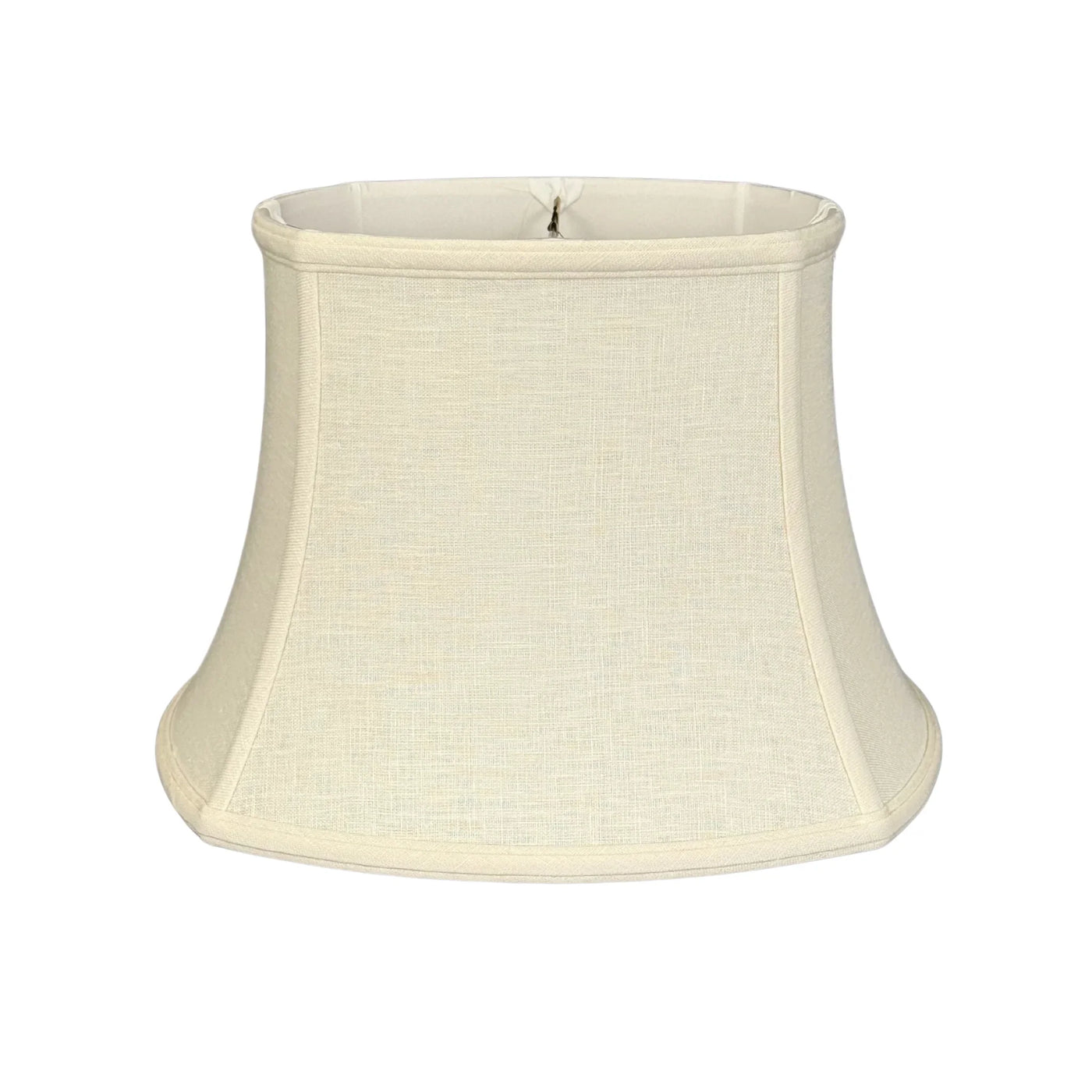 Linen Rounded Square Bell Lampshade - Egg