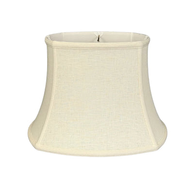 Linen Rounded Square Bell Lampshade - Egg