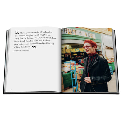 Inside page of London Chic Assouline Book