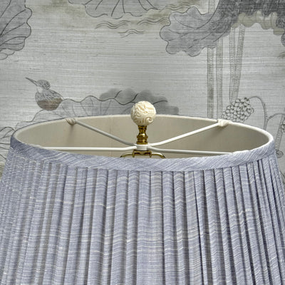 Long Life Bead White Finial Close Up