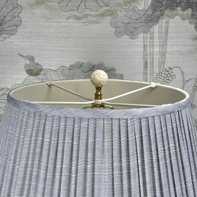 Long Life Bead White Finial Close Up