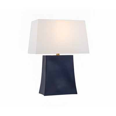Navy Rectangle Lamp