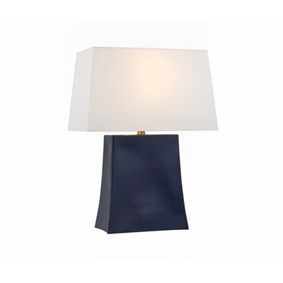 Navy Rectangle Lamp