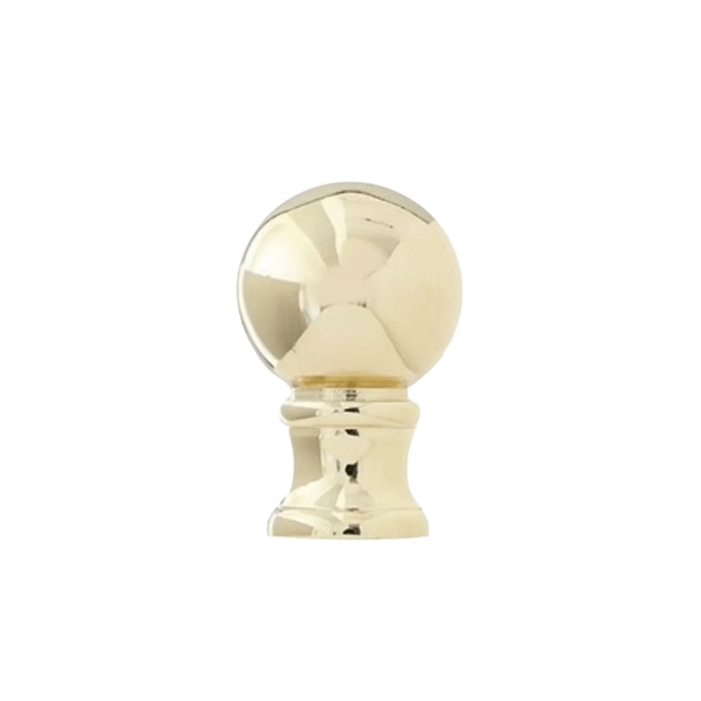 Medium Polished Brass Ball Finial
