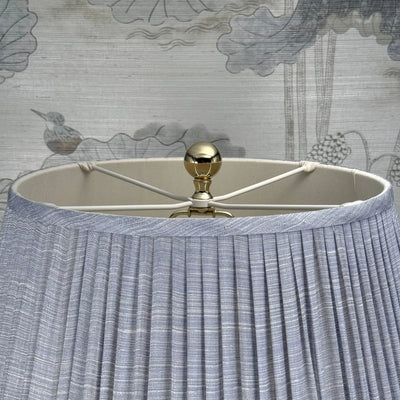 Medium Polished Brass Ball Finial Close Up