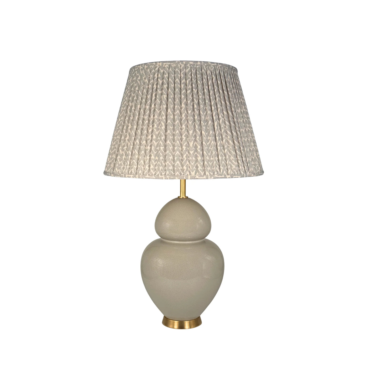 Michelena Table Lamp in Shellish Gray