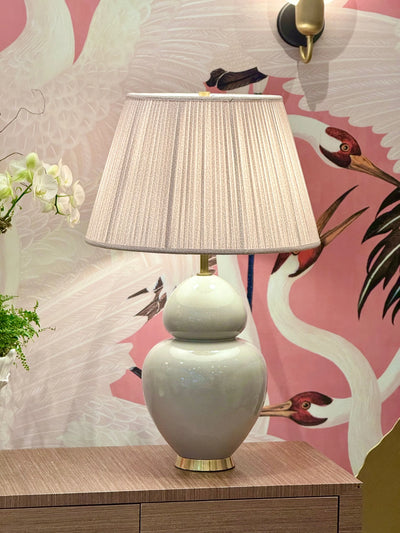 Michelena Table Lamp in Shellish Gray