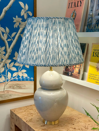 Michelena Table Lamp in Shellish Gray