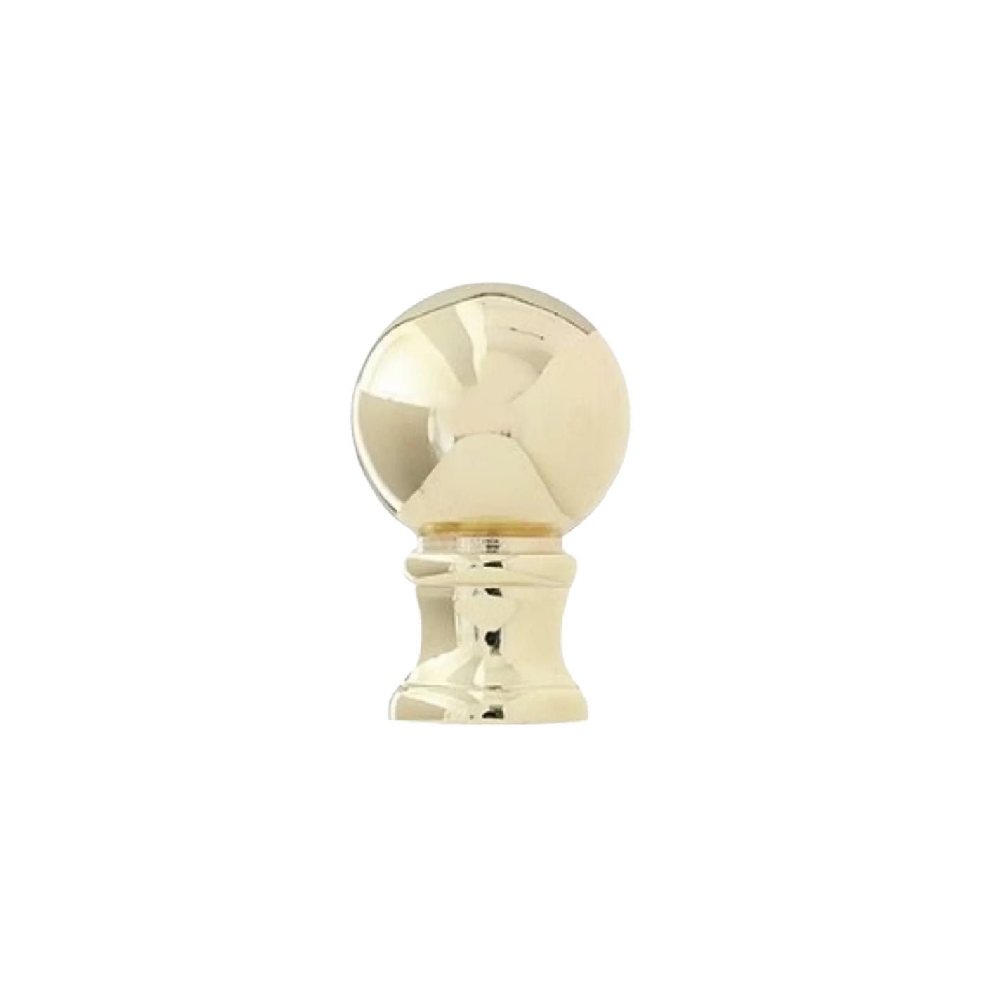 Mini Polished Brass Ball Finial