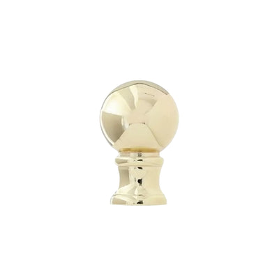 Mini Polished Brass Ball Finial