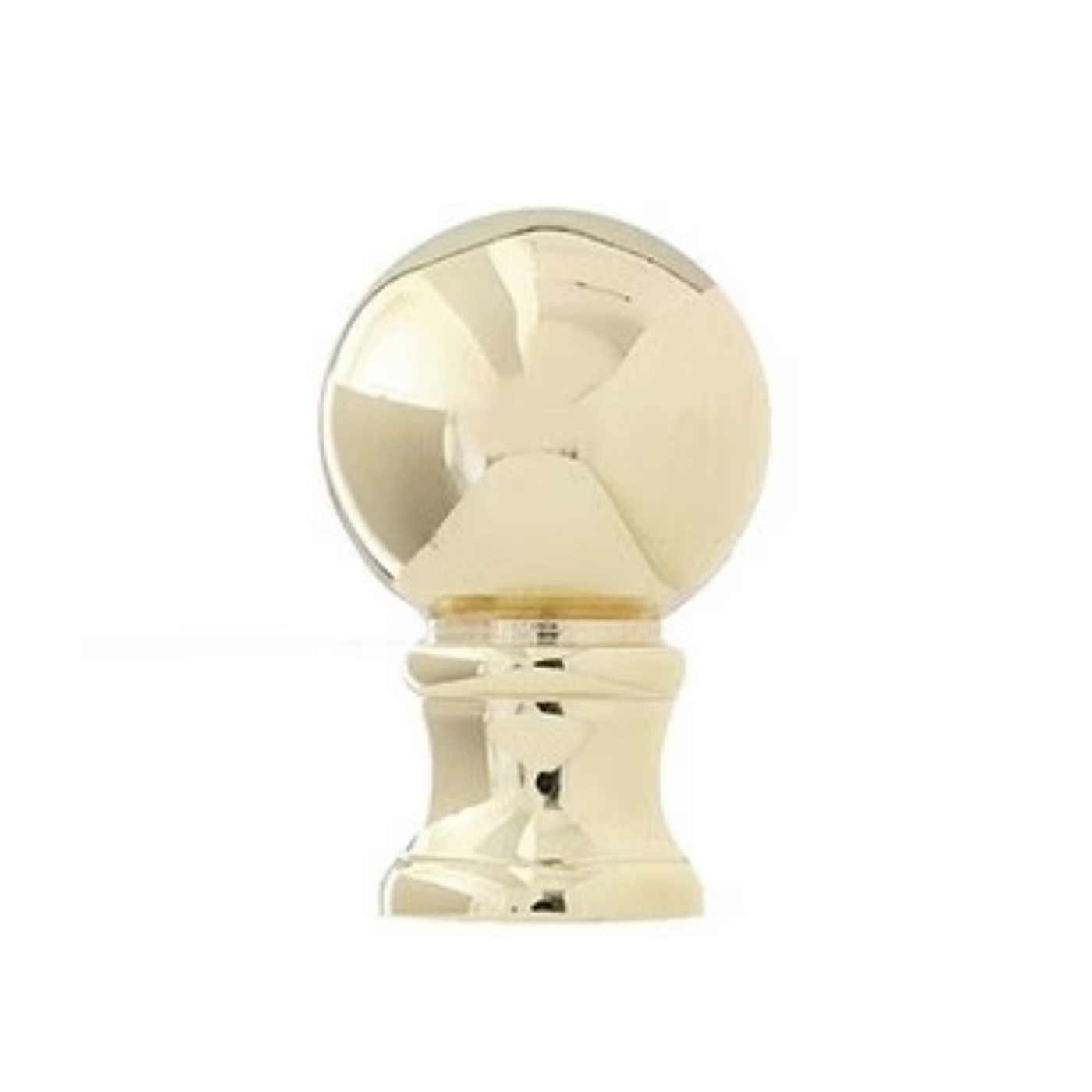 Mini Polished Brass Ball Finial