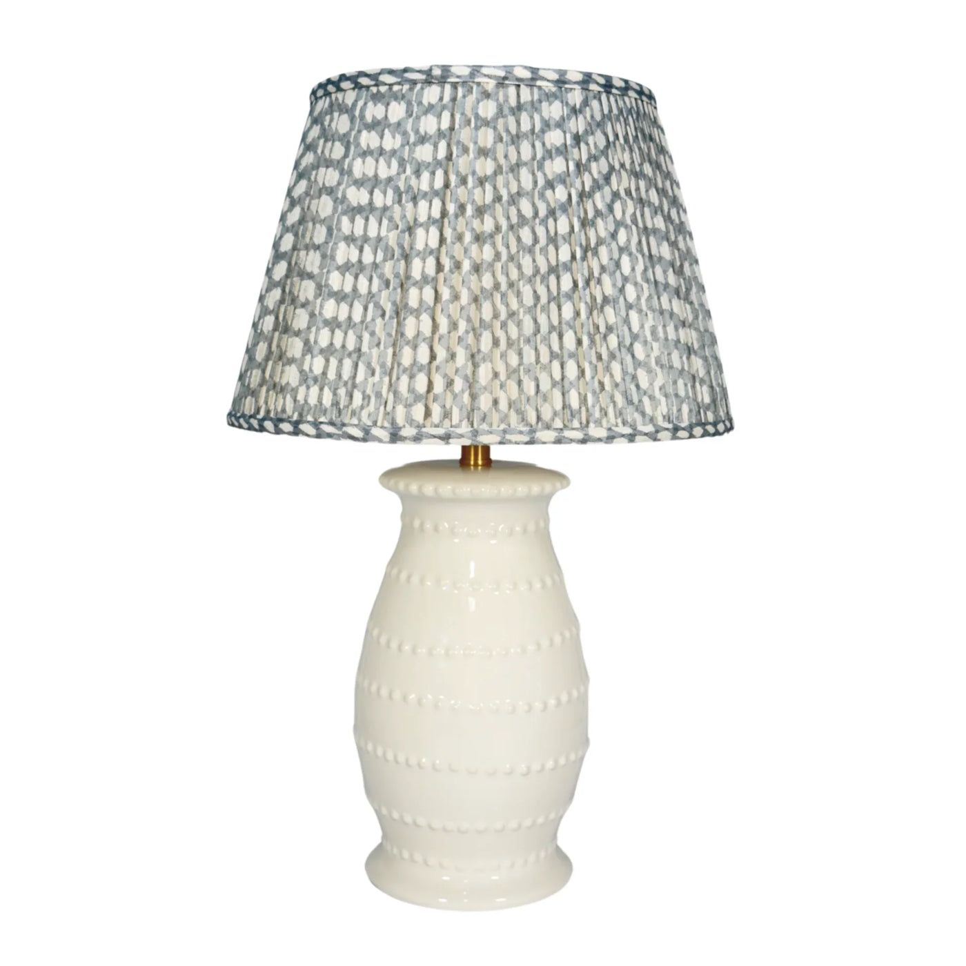 Caleb White Ceramic Table Lamp