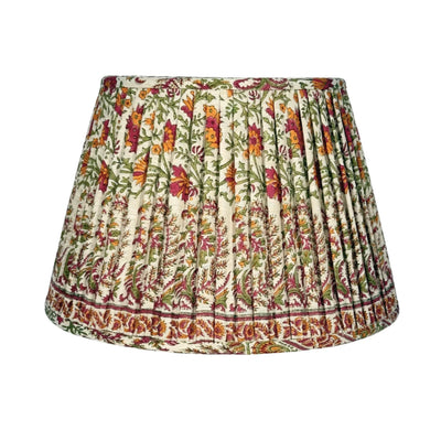 Ian Sanderson Pink and Orange Chilli Mallow Border Lampshade