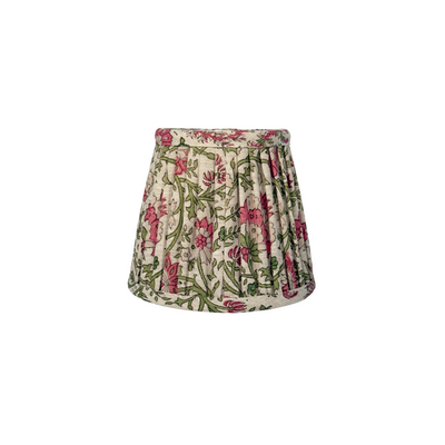 Ian Sanderson Thrift Pink Mallow Border Lampshade