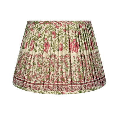 Ian Sanderson Pink and Green Thrift Pink Mallow Border Lampshade