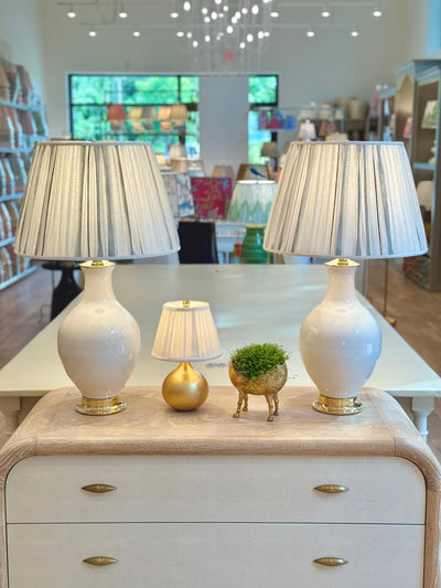 Osborne & Little - Vistula in Ivory with Blue & Brown Stripes Vignette