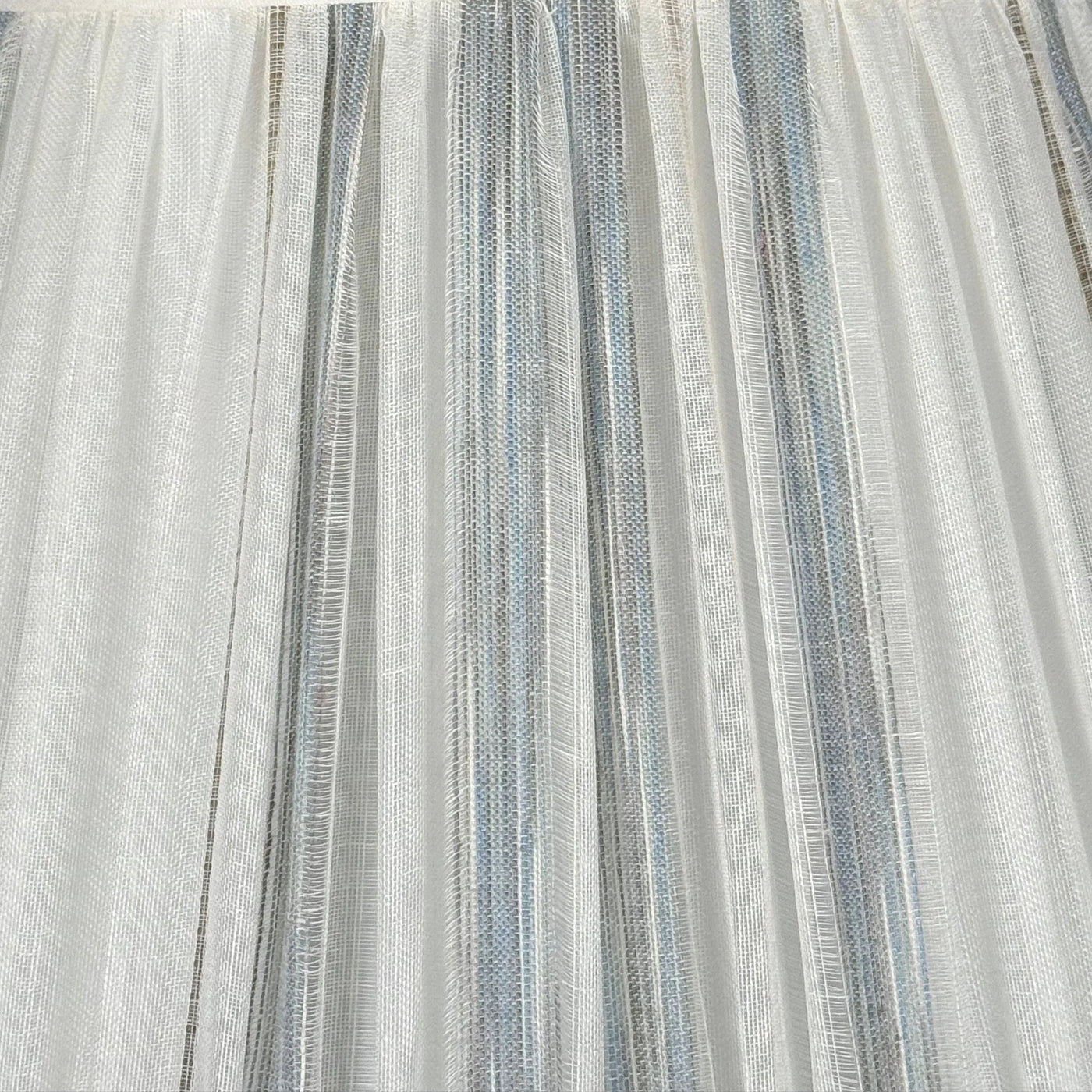 Osborne & Little - Vistula in Ivory with Blue & Brown Stripes