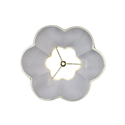 Natural Linen Out Scallop Hardback Lampshade