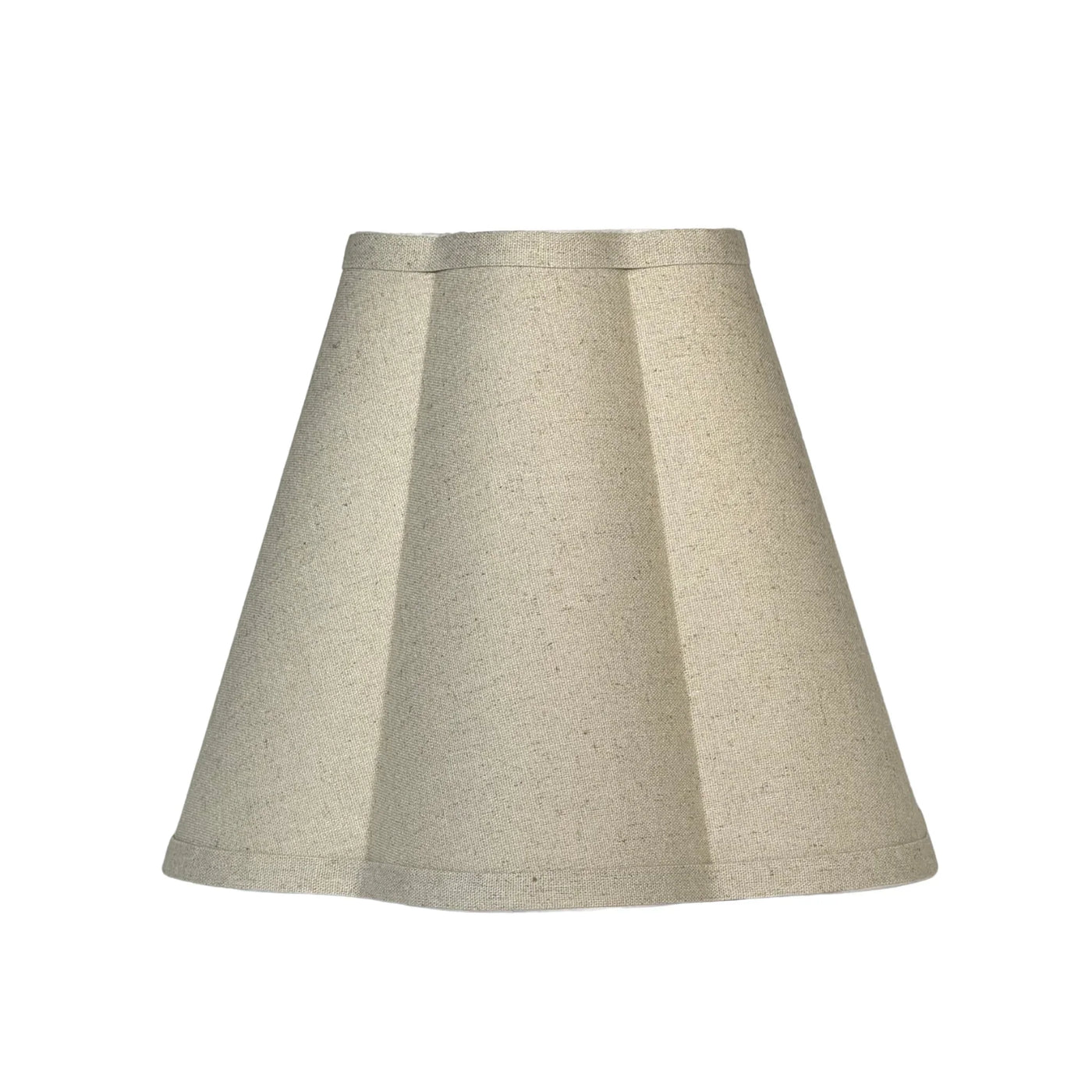 Natural Linen Out Scallop Hardback Lampshade