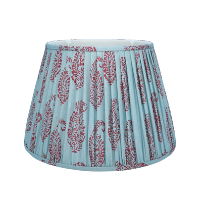Peter Dunham Kashmir Paisley Red/Blue Lampshade