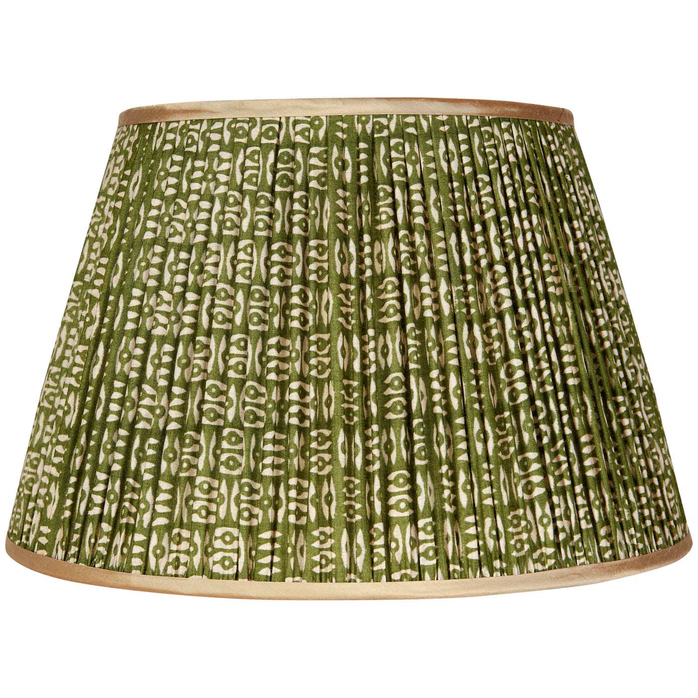 Penny Morrison Green and Gold Lampshade