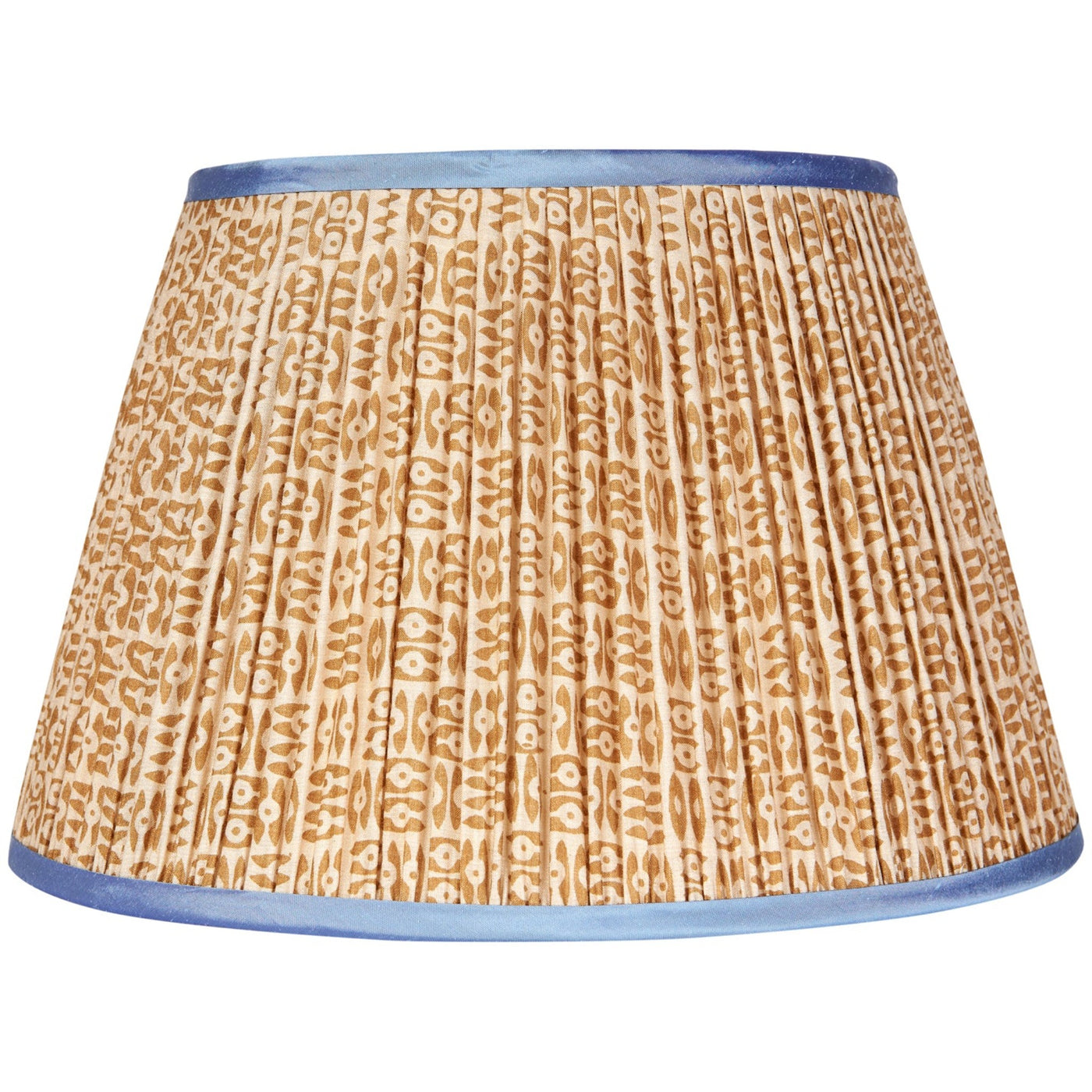 Penny Morrison Brown and Blue Lampshade