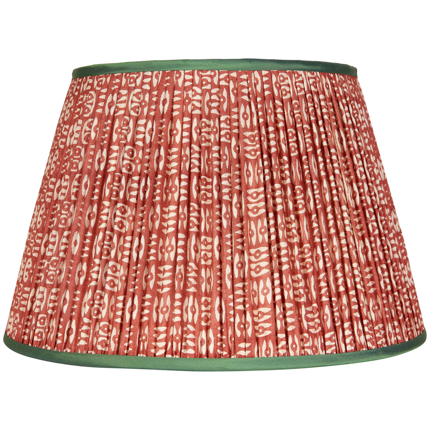 Penny Morrison Red and Green Lampshade