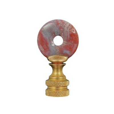 Polished Stone Ring Finial