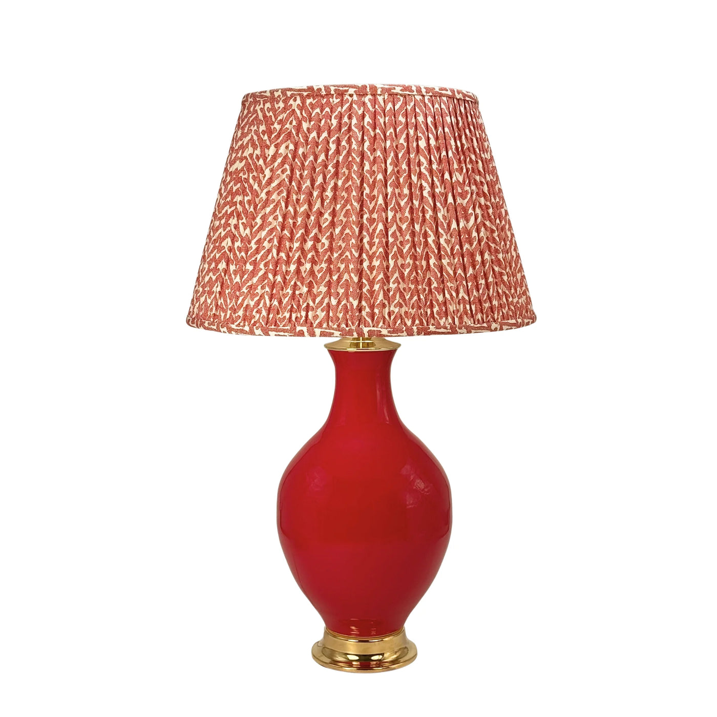 Paul Schneider Athens Lamp in Glossy Fire Red hero
