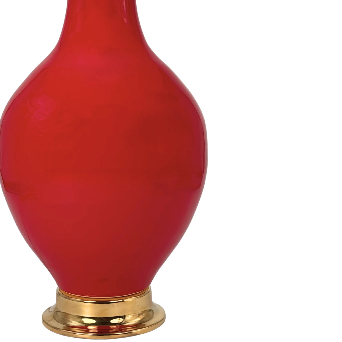Paul Schneider Athens Lamp in Glossy Fire Red close up