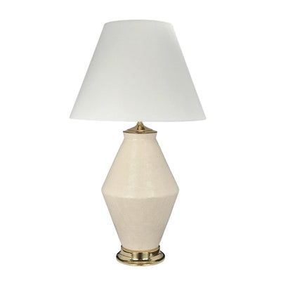 Paul Schneider Brinkley Lamp in Thatched Ivory Crackle