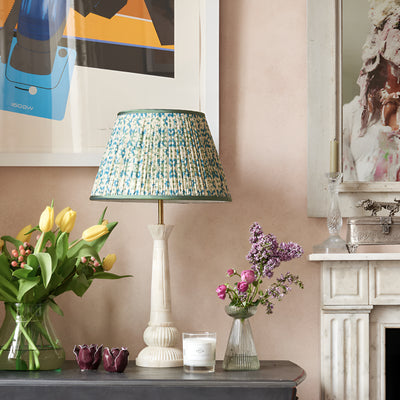 Penny Morrison Lampshade on Bone Lamp