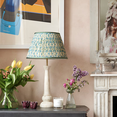 Penny Morrison Lampshade on Bone Lamp