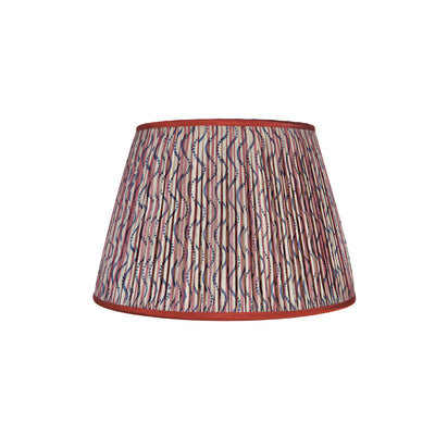 Penny Morrison Red and Blue lampshade
