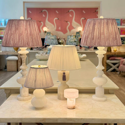 Alabaster lamps