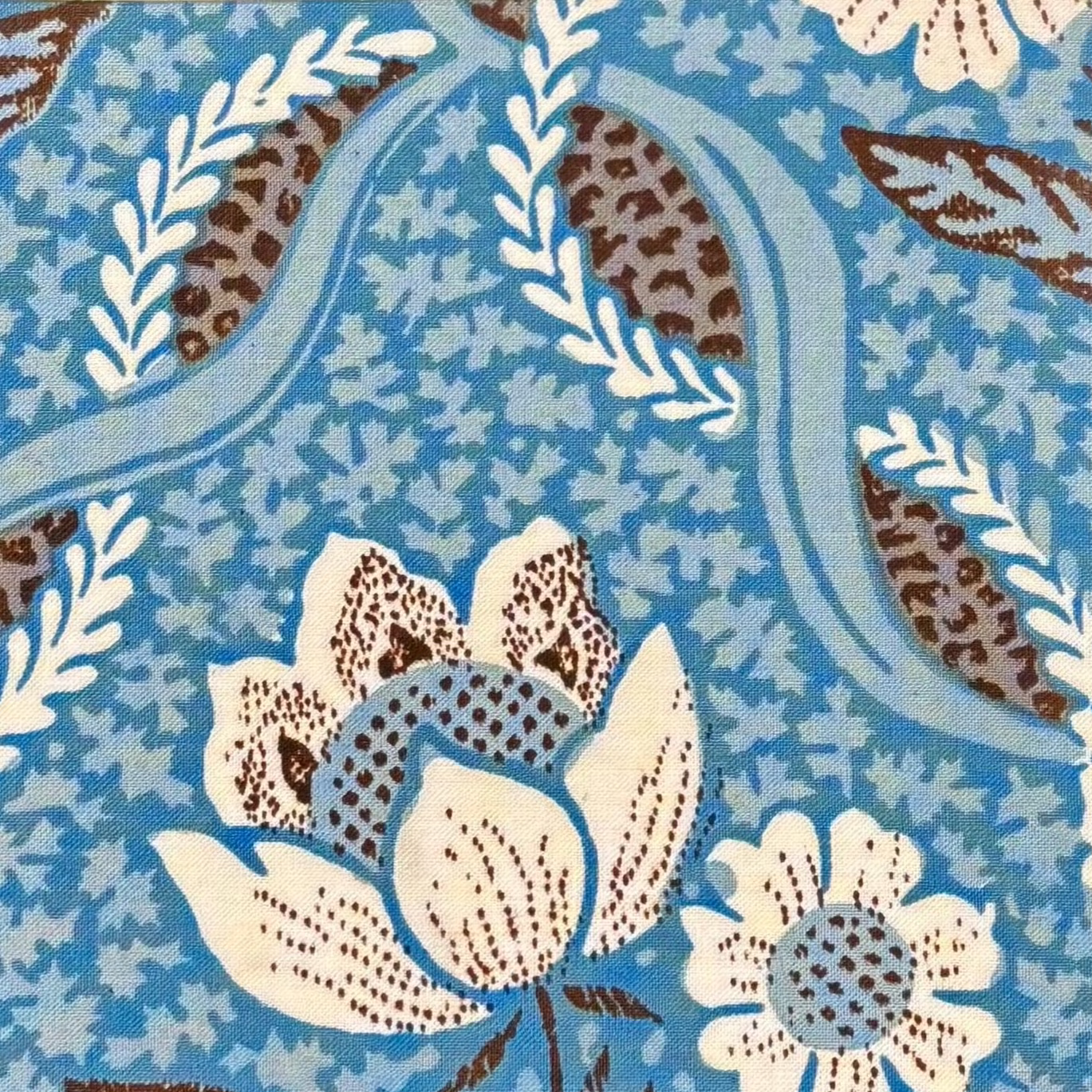 Pierre Frey - Balmoral Fabric Lampshade up close