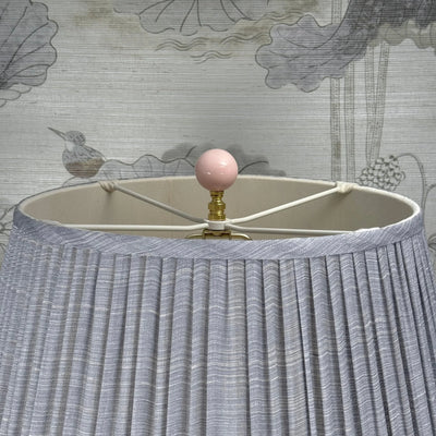 Pink Ceramic Finial Close Up