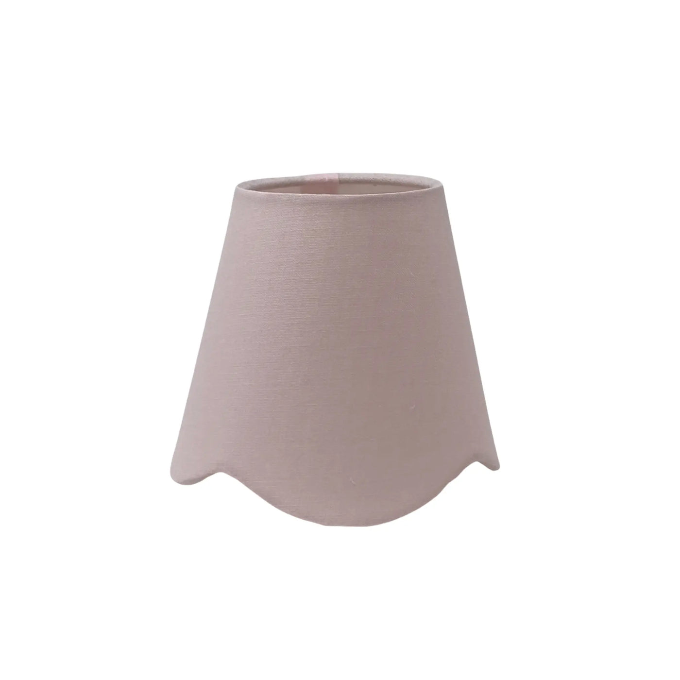 Pink Scalloped Chandelier Shade