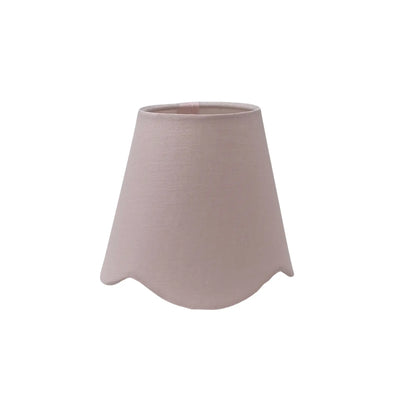 Pink Scalloped Chandelier Shade