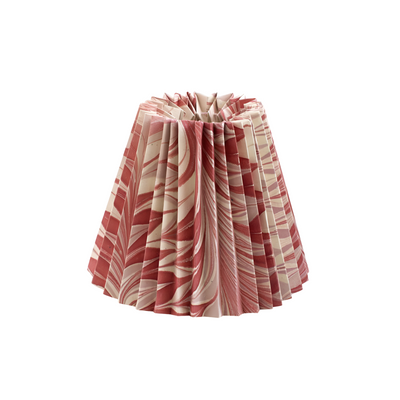 pink and red paper lamp shade