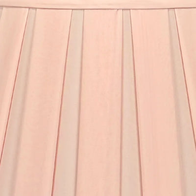 Pink Silk Box Pleat Lampshade