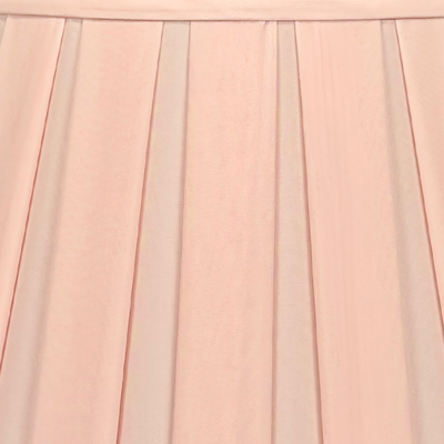 Pink Silk Box Pleat Lampshade