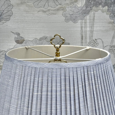 Polished Brass Circle Finial Close Up