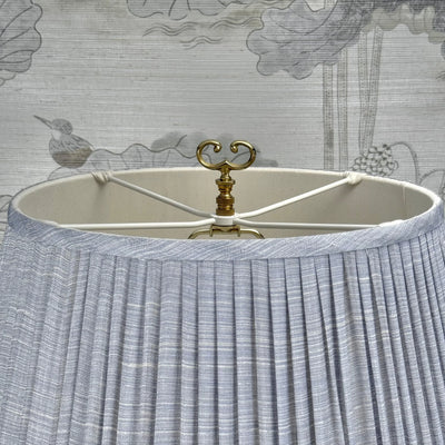 Polished Brass Open Loop Finial Close Up