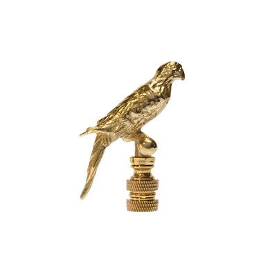 Polished Brass Parrot Finial