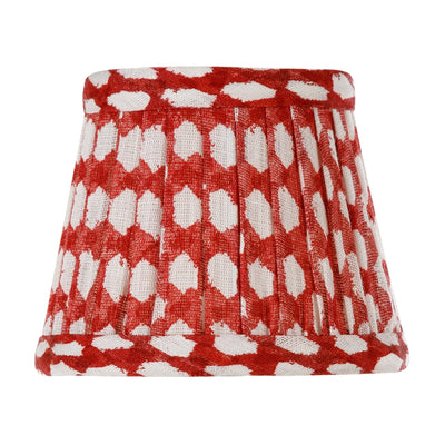 Fermoie Red Wicker Lampshade for Poldina Pro & Pro Mini