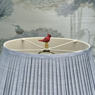 Red Cardinal Finial close up